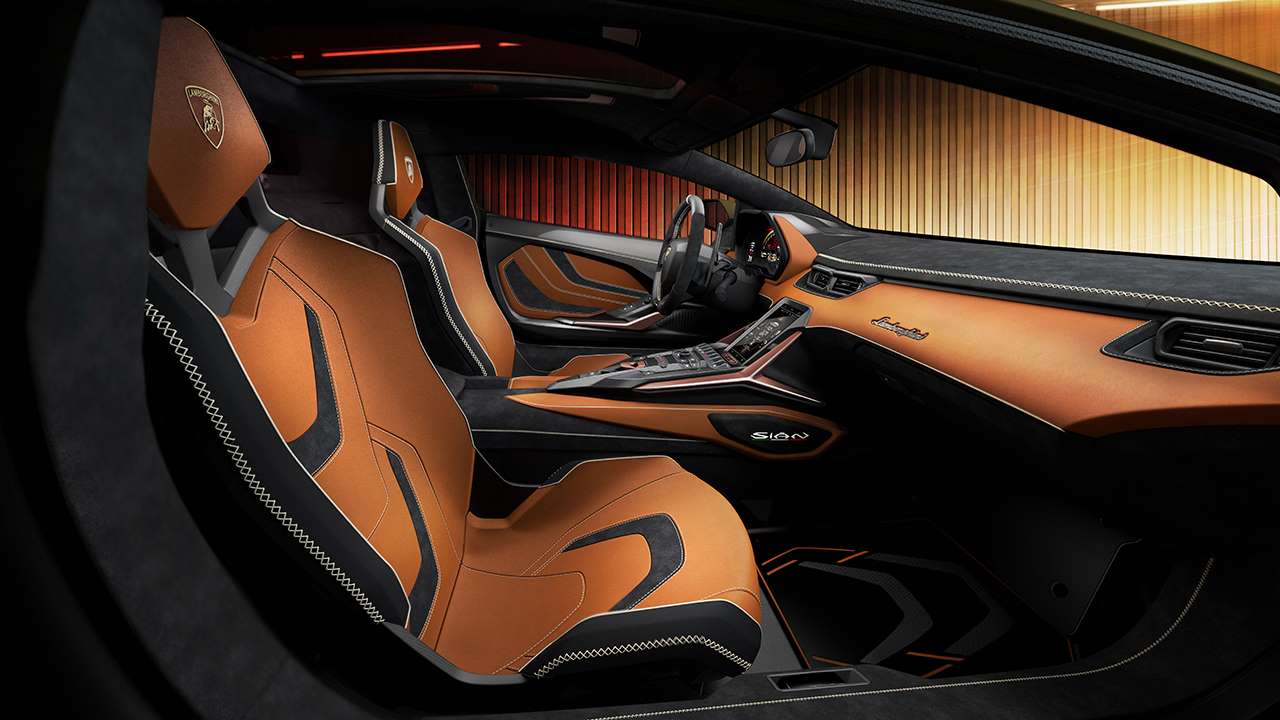 Сиденья Lamborghini Sian