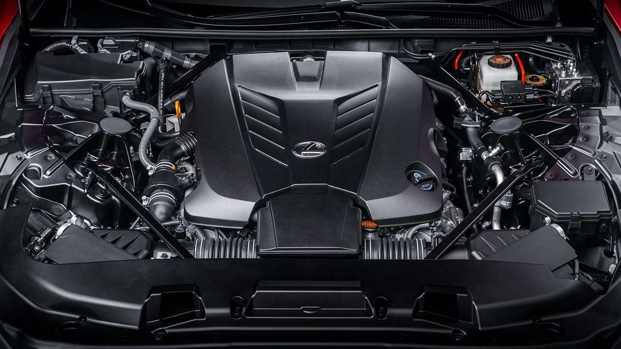 Lexus LC 500 2020-2021 фото двигателя