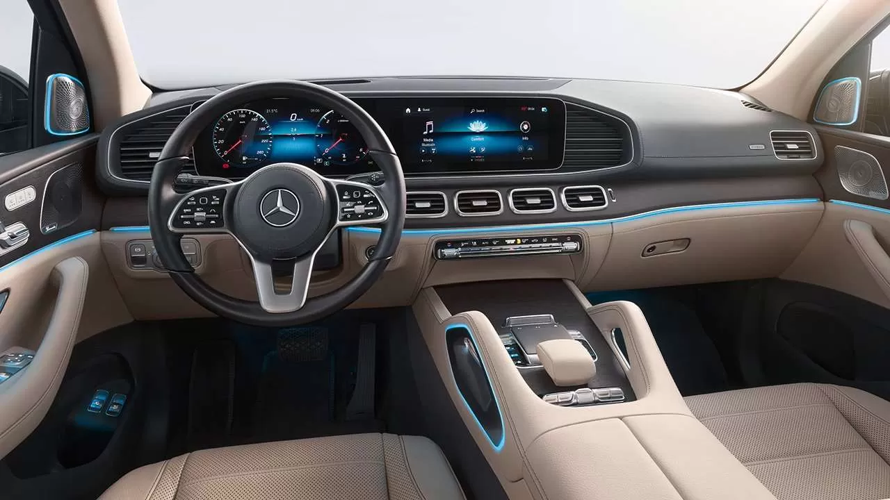 Салон нового Mercedes-Benz GLS