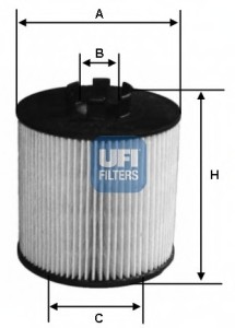 Масляный фильтр UFI 2506400