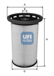 Топливный фильтр UFI 2602600