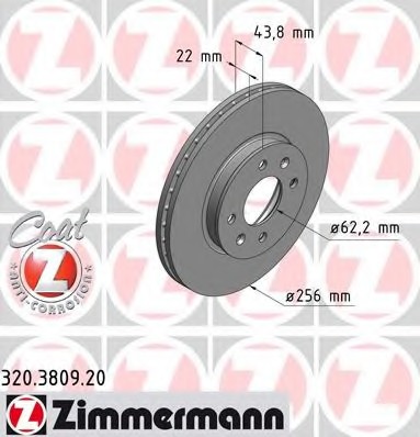 Тормозные диски Zimmermann 320380920