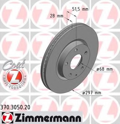 Тормозные диски Zimmermann 370305020