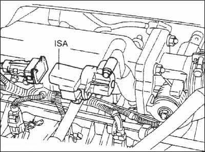 Модулятор управления частотой вращения коленчатого вала двигателя на холостом ходу (ISC)