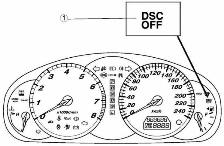 Контрольная лампа DSC — описание