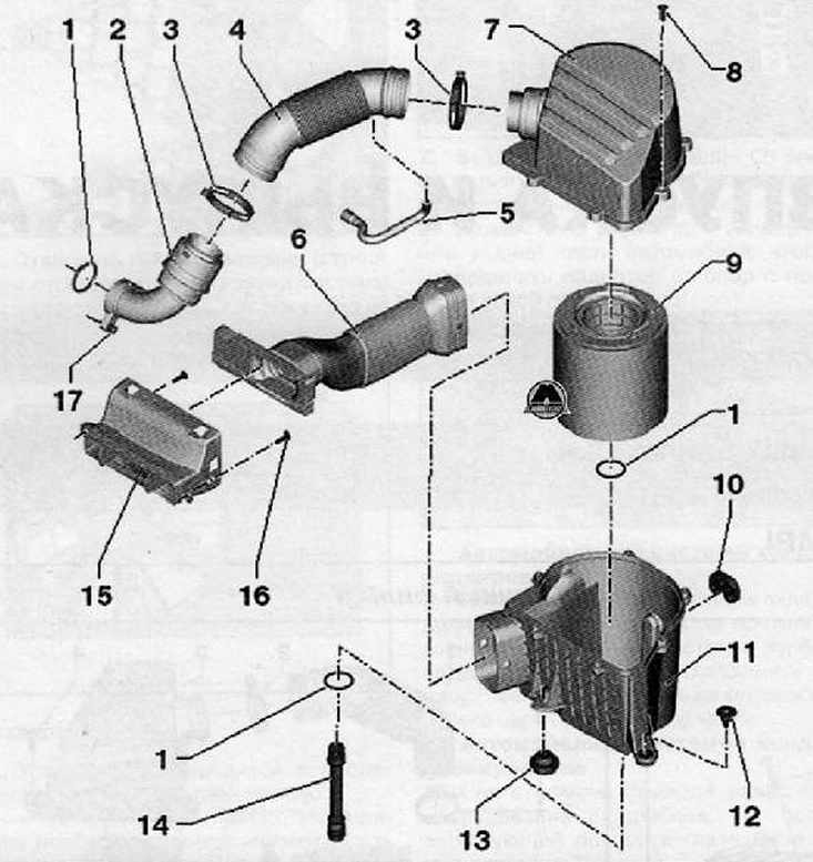 Воздушный фильтр — внешний вид (двигатель 1.2 TSI)