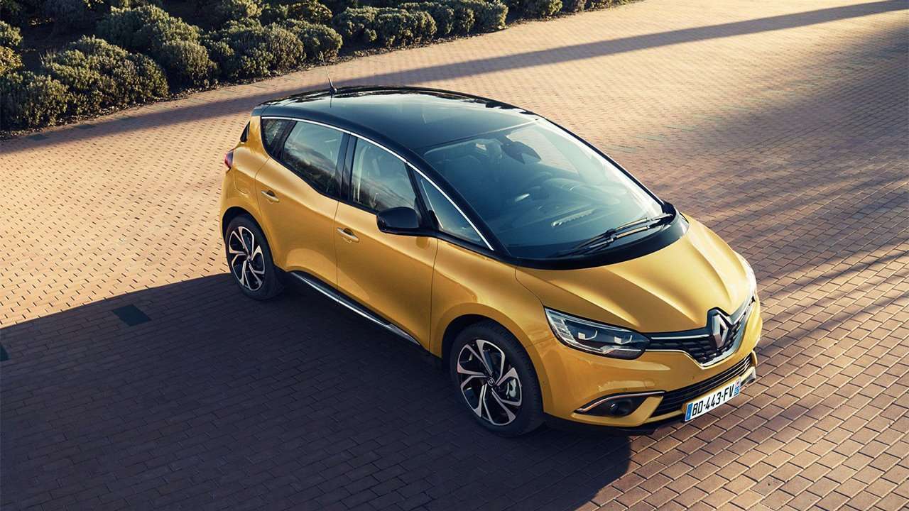 Фото Renault Scenic 2019-2020 сверху