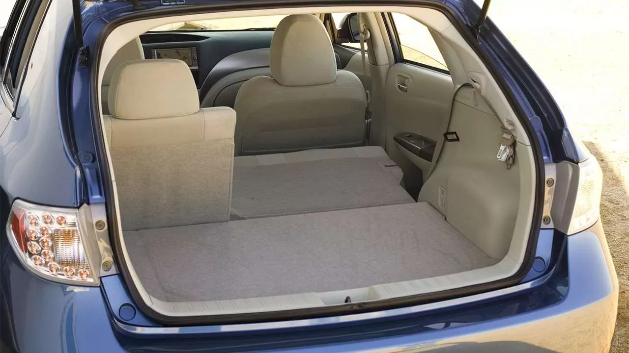 Багажник третьей Subaru Impreza